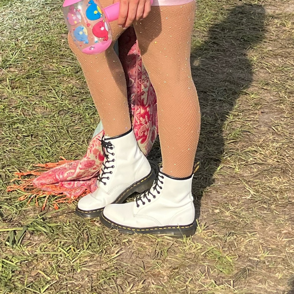 Used White Doc Martens